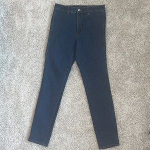 H&M high rise jeggings size 28